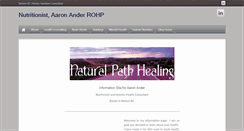 Desktop Screenshot of naturalpathhealing.com